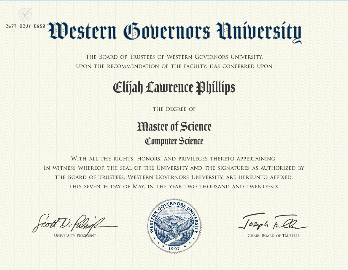 Masters Degree